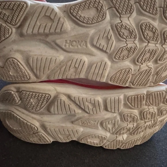 HOKA Clifton 10 Women’s Size 9 b White Electric Rose WTLC - Picture 6 of 14